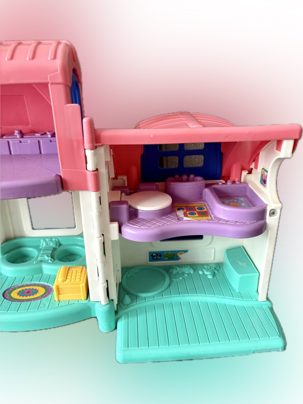 Fisher Price Little People Sweet Sounds Dollhouse Doll House Works - Picture 5 of 6